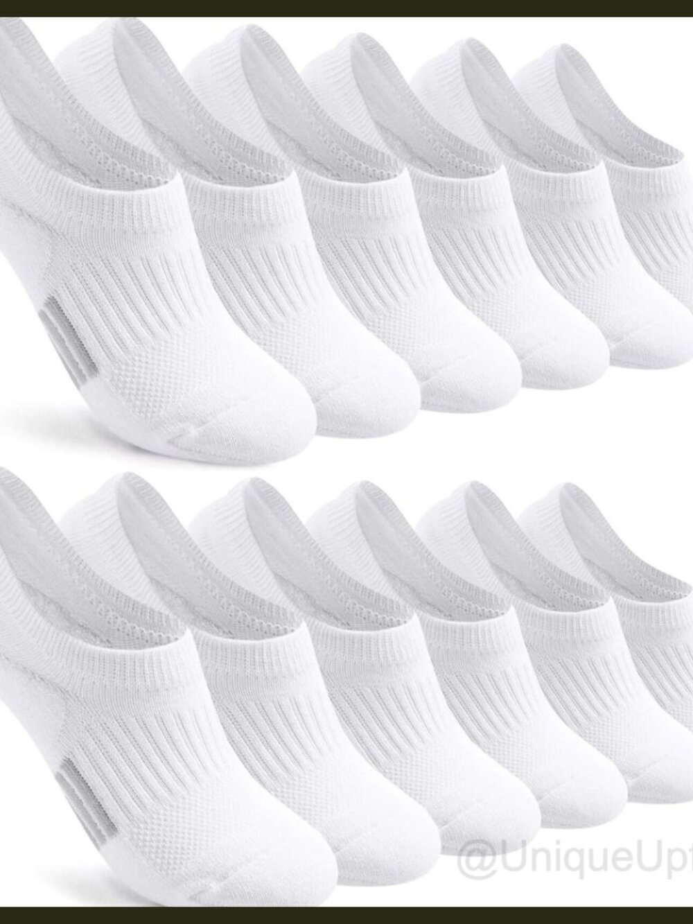 Cushioned No Show Socks Womens Cotton Polyester Blend Low Cut Running Socks